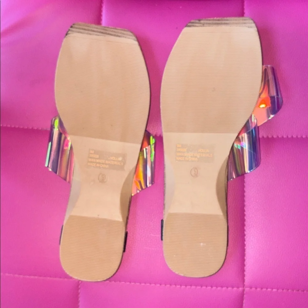 Fashion Nova Off Duty Flat Sandals Size 9